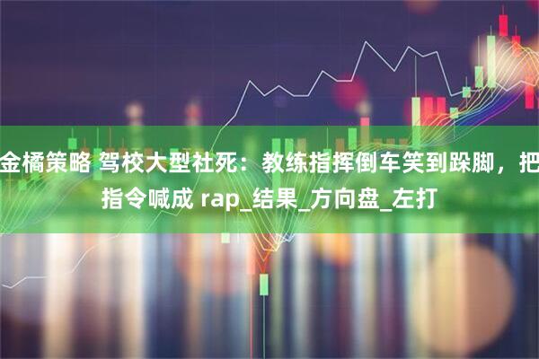 金橘策略 驾校大型社死：教练指挥倒车笑到跺脚，把指令喊成 rap_结果_方向盘_左打